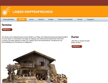Tablet Screenshot of linzer-krippenfreunde.at